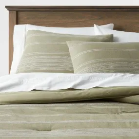 New - Threshold Cotton Comforter Set Jack and Tack