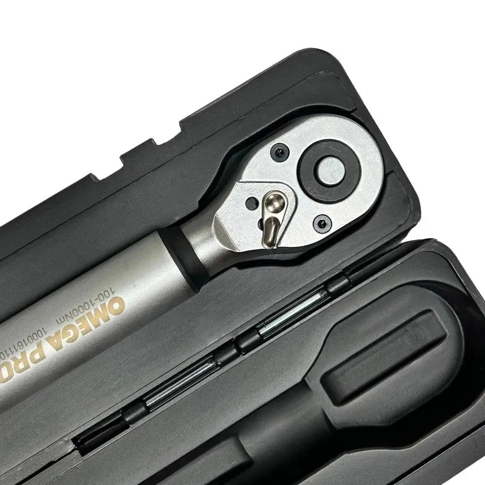 Omega 83031 3/4" Dr Digital Torque Wrench w/ Blow Molded Case, 74 - 737 ft/lbs