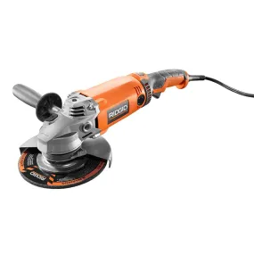 Open Box -  RIDGID R10202 15 Amp Corded 7 in. Twist Handle Angle Grinder