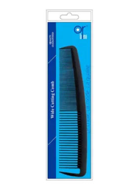 Or Bleu Wide Cutting Comb Black HB-251