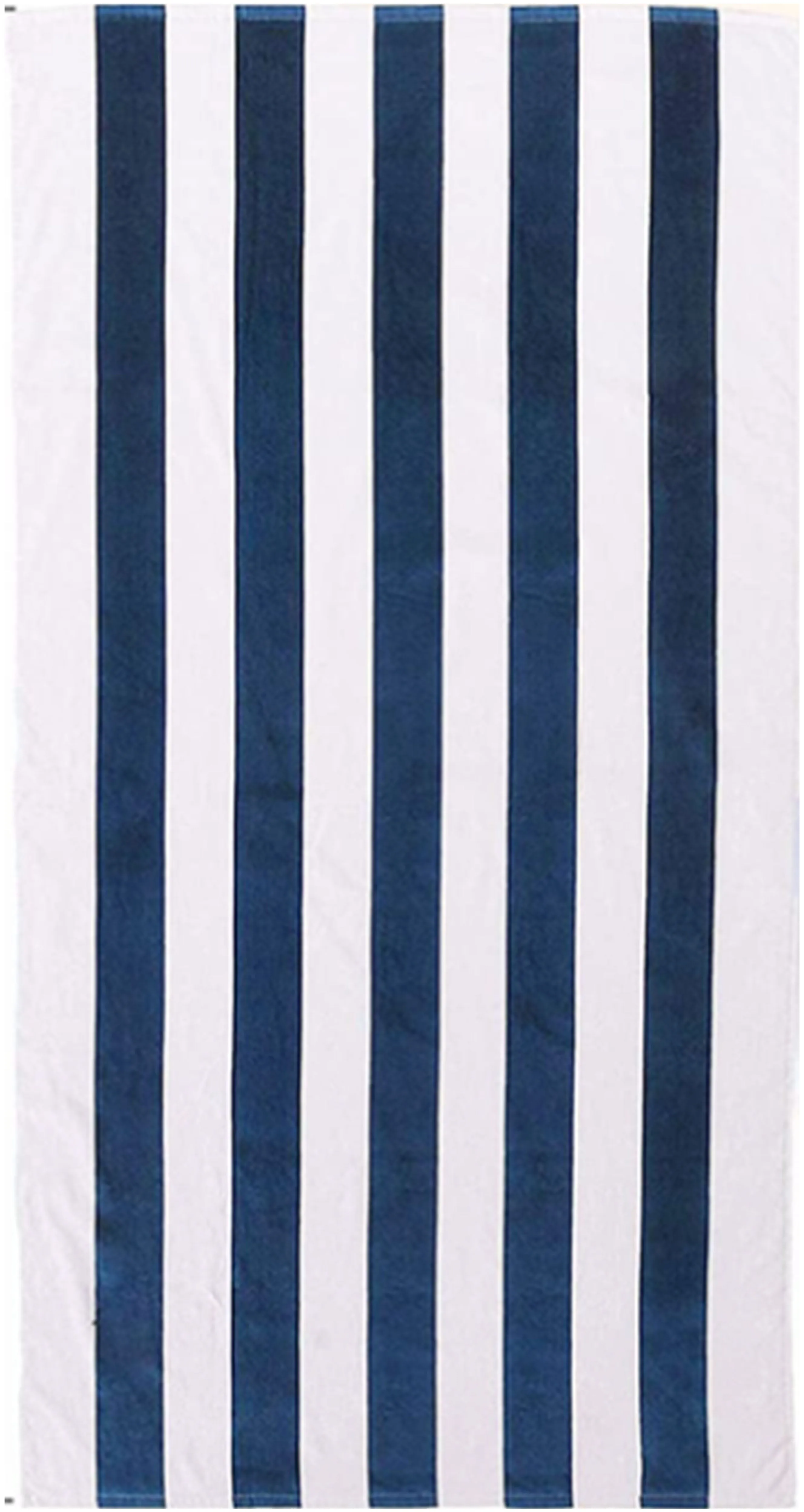 Oversized 35 x 70 Cotton Velour Cabana Striped Beach Towels