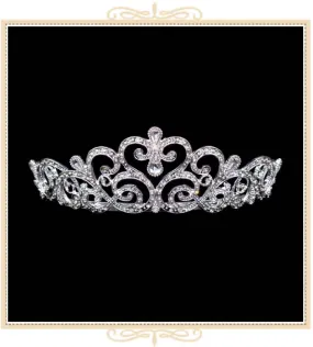 Pave Princess Tiara with Combs (16517)