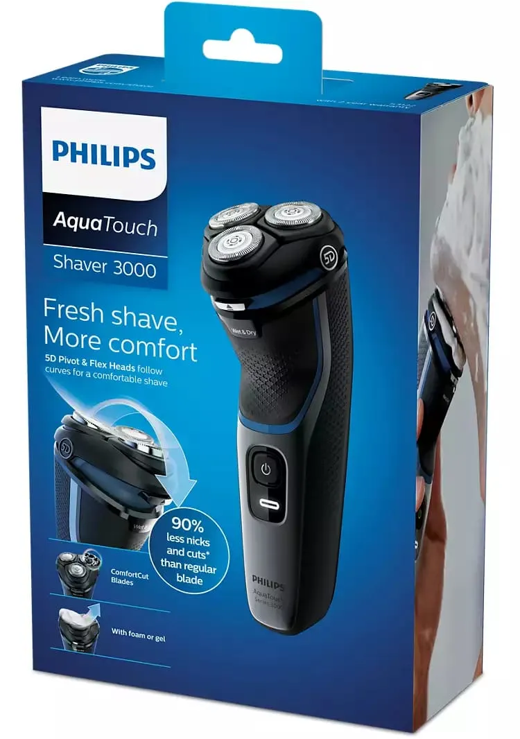 Philips AquaTouch Shaver 3000 Wet &amp; Dry S3122