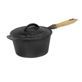 Pioneer 3 Quart Cast Iron Saucepan