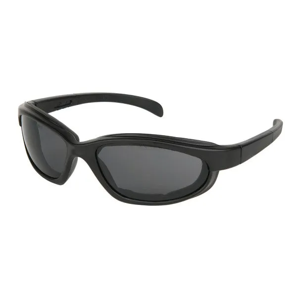 PN112AF MCR Safety PN1 Series Safety Glasses, Gray Lens, Nylon Black Temple