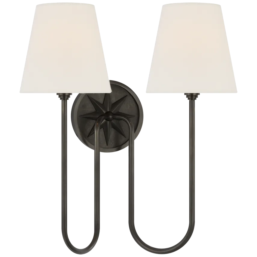 Polaris 17" Double Sconce