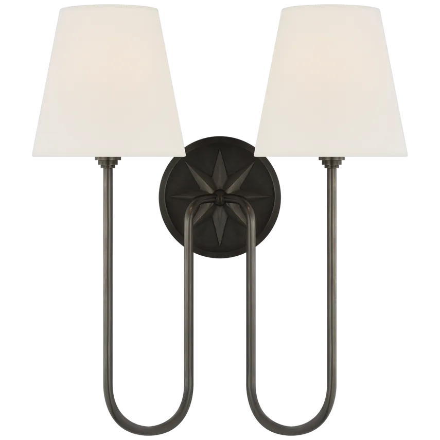 Polaris 17" Double Sconce