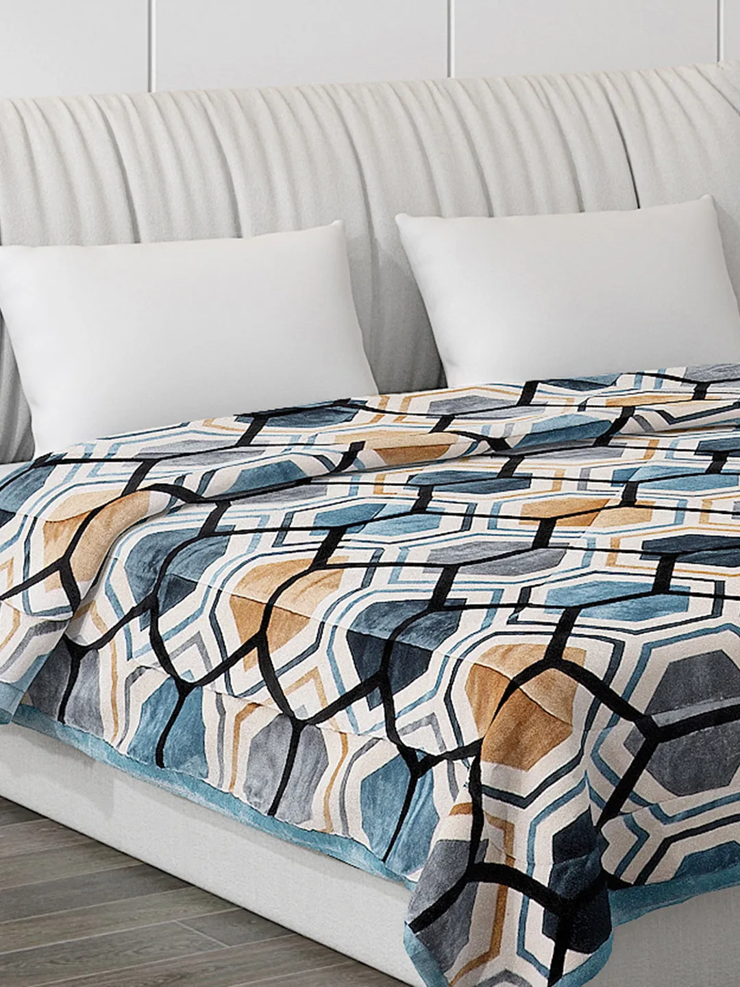 Printed 100% Polyster Double Bed Comforter for Winter