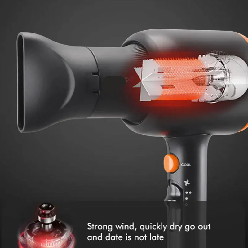 Professional High Speed Ac Motor Salon Barber Hair Dryer En-6105