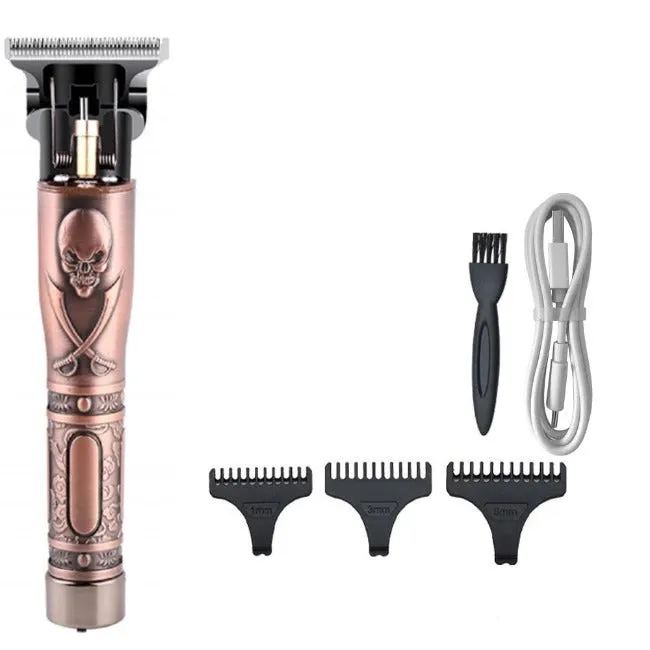 Professional USB Close Cutting T-Blade Trimmer Razor