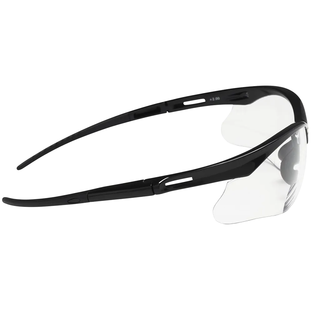 Protective Glasses - Jackson Safety SG Series Premium Safety Glasses with Magnification - Anti-Scratch Coating - Clear Lens, (Case of 12), 50040 / 50041 / 50042