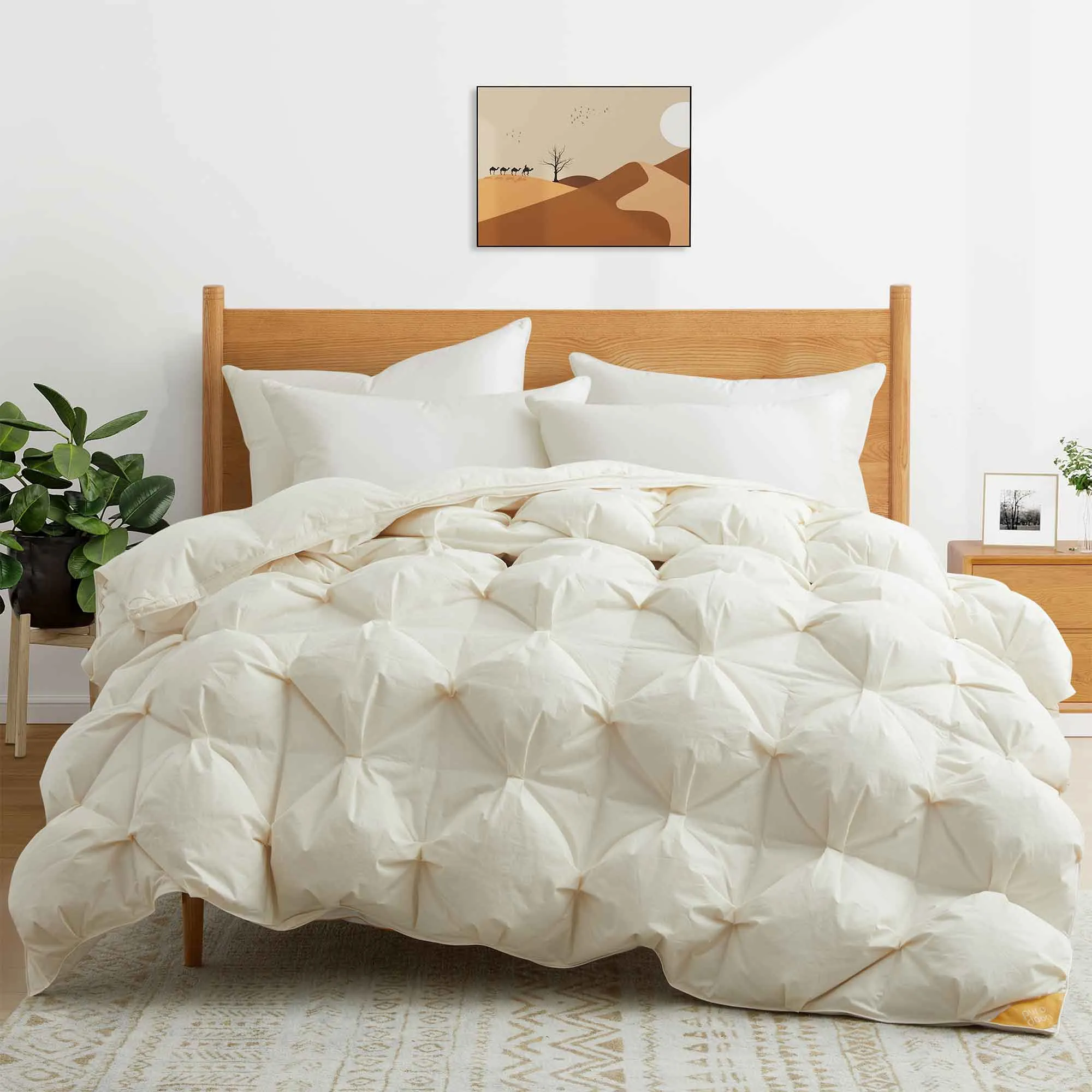 Puredown Luxury White Goose Down Comforter