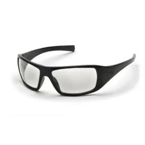 Pyramex SB5610D Goliath Safety Glasses, Black Frame, Clear Lens, 1 Each