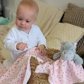 "Hippo" Blanket and Baby Comforter Set