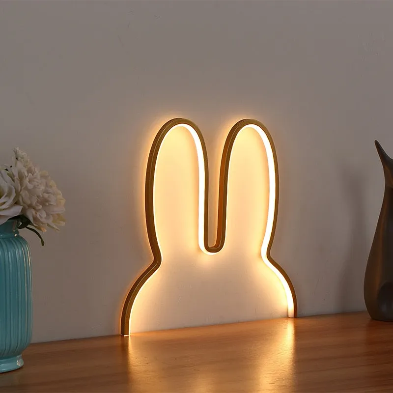 Rabbit ears Night Light by SB