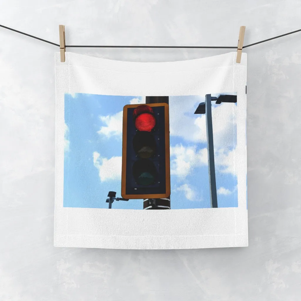 Red Light Face Towel