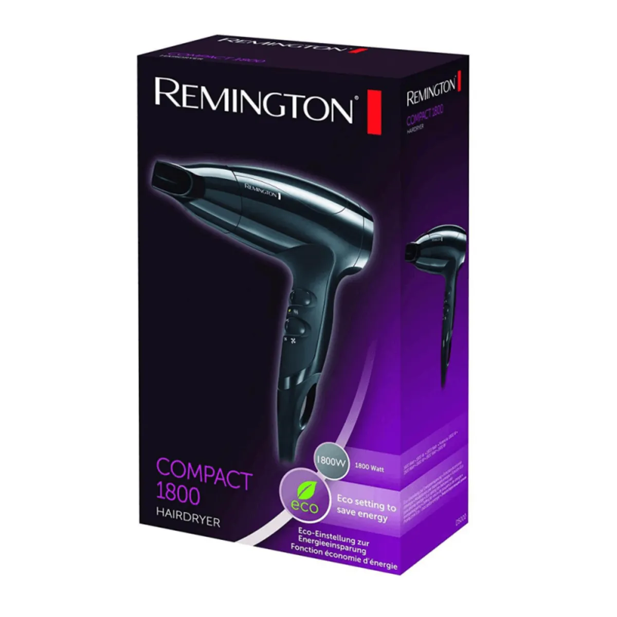 REMINGTON D5000-Hair Dryer-Compact Ionic Travel