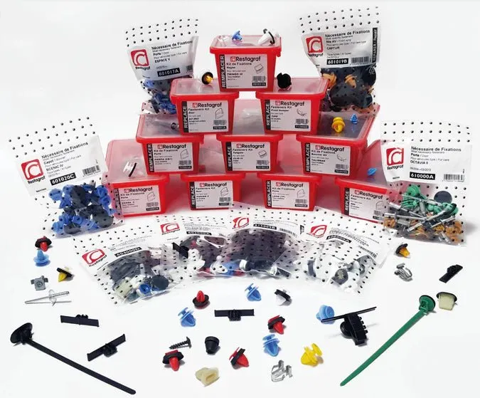 Restagraf Full Front Door Fixings & Fasteners Kit, 208 (06.2019 →) , Peugeot 1681648080