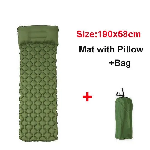 Rooxin Camping Mat Inflatable Mattress for Sleeping Pad Waterproof Cushion Mattress in Tent Air Bed