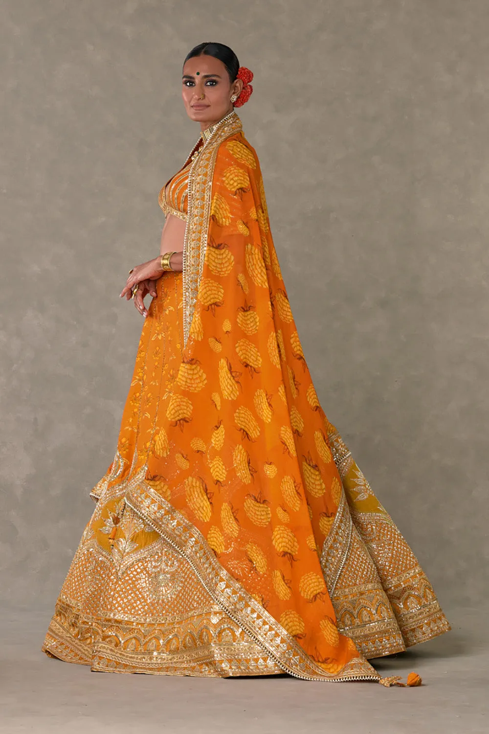 Rust Narangi-Bagh Lehenga
Regular Price