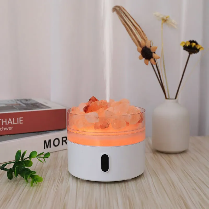 Salt Stone Lamp Essential Oil Aroma Diffuser Air Humidifier