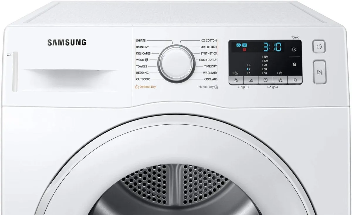 Samsung DV80TA020TEEU 8kg Heat Pump Tumble Dryer - White