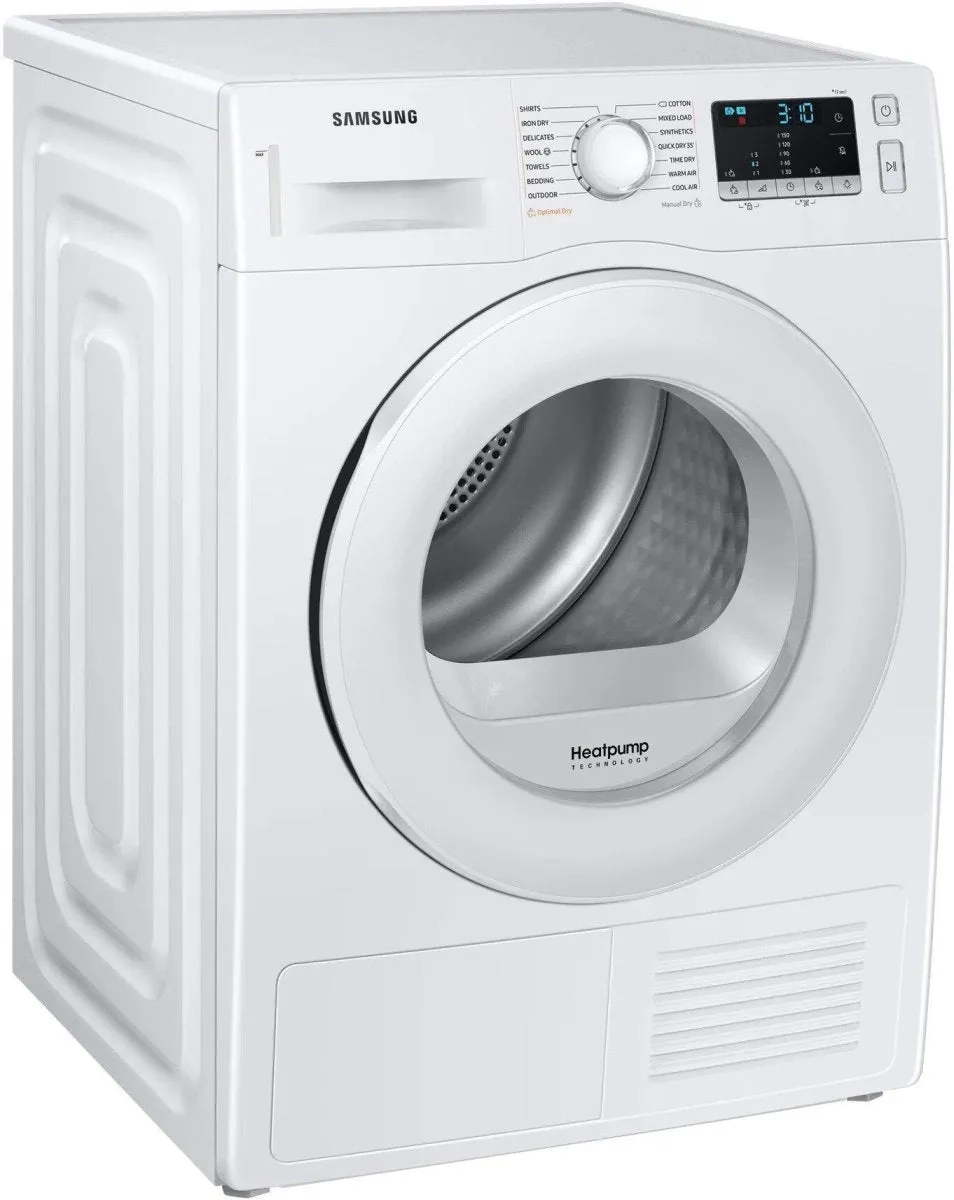 Samsung DV80TA020TEEU 8kg Heat Pump Tumble Dryer - White