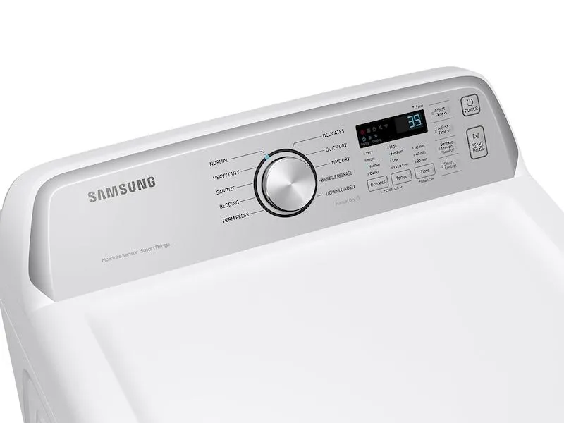 Samsung DVE47CG3500WA3 7.4 cu. ft. Smart Electric Dryer with Sensor Dry in White