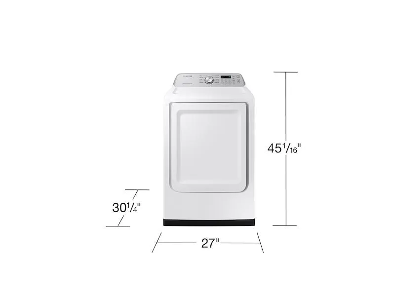 Samsung DVE47CG3500WA3 7.4 cu. ft. Smart Electric Dryer with Sensor Dry in White