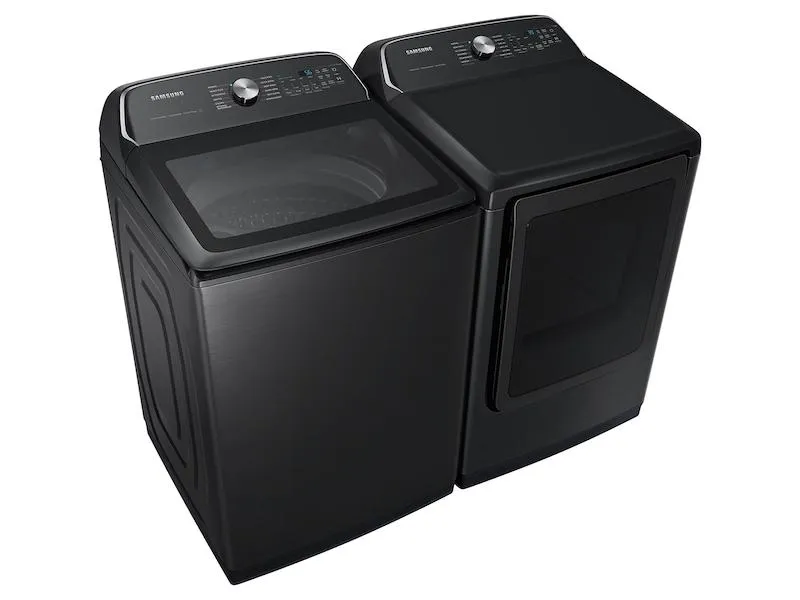 Samsung DVE55CG7100VA3 7.4 cu. ft. Smart Electric Dryer with Steam Sanitize  in Brushed Black