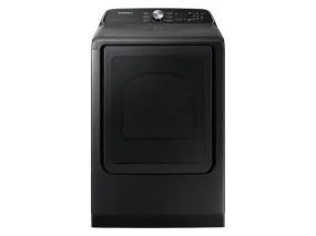 Samsung DVE55CG7100VA3 7.4 cu. ft. Smart Electric Dryer with Steam Sanitize  in Brushed Black