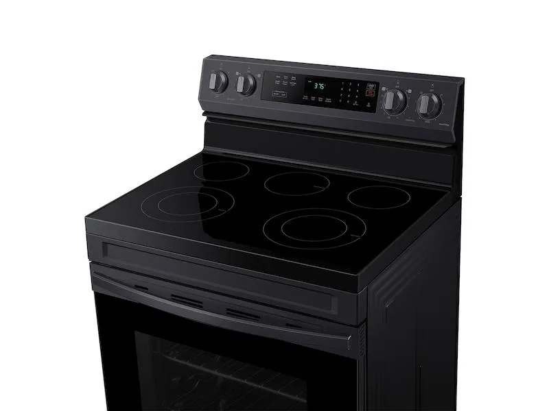 Samsung NE63A6311SG 6.3 cu. ft. Smart Freestanding Electric Range with Rapid Boil™ & Self Clean in Black Stainless Steel