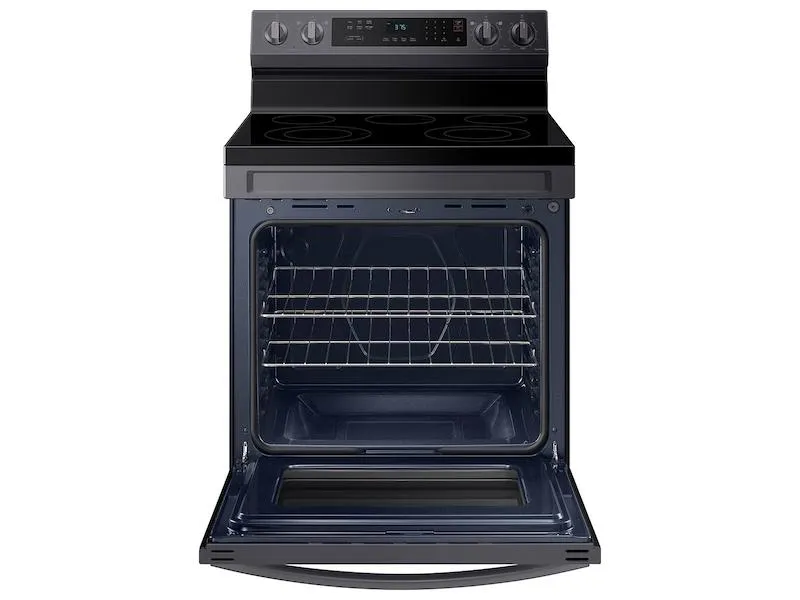 Samsung NE63A6311SG 6.3 cu. ft. Smart Freestanding Electric Range with Rapid Boil™ & Self Clean in Black Stainless Steel