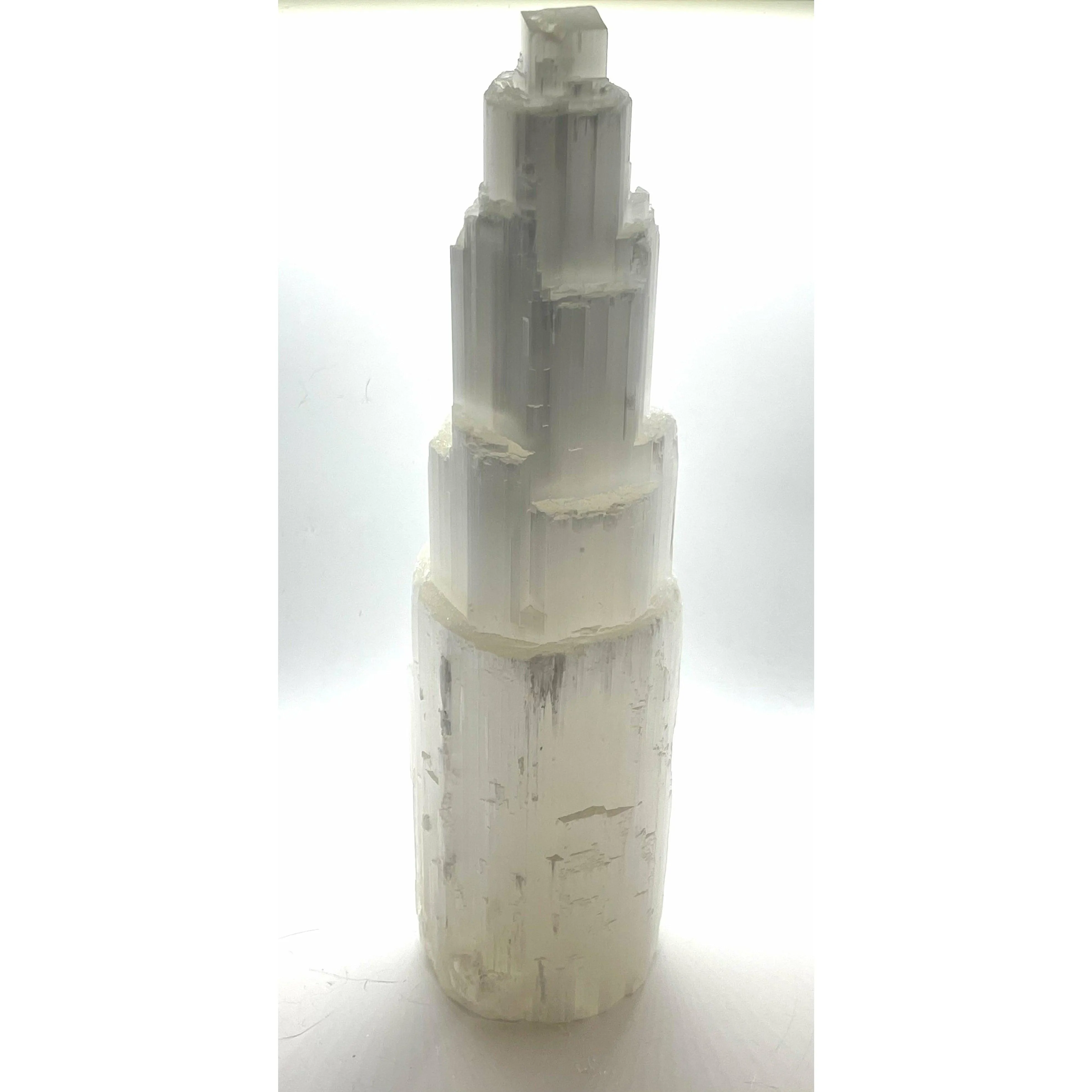 Selenite Tower Lamps