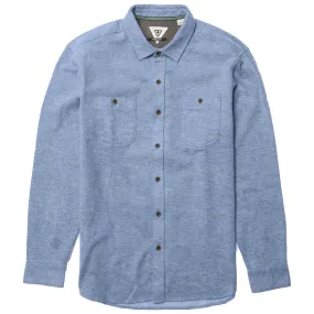 SHAVER FLANNEL HEATHER BLUE