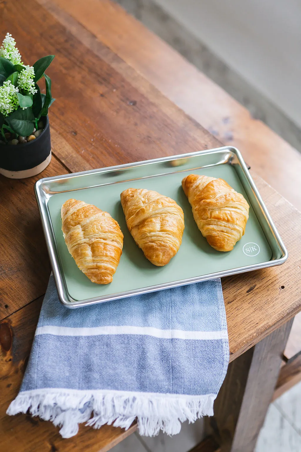 Silicone Baking Mats | Sage Green & Gray