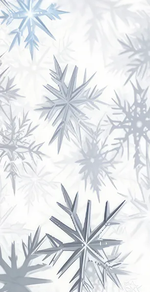 Silver Snowflakes  - Printed Guest Towel