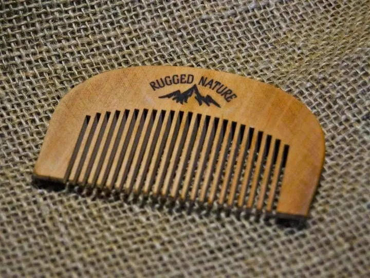 Small Wooden Beard Comb