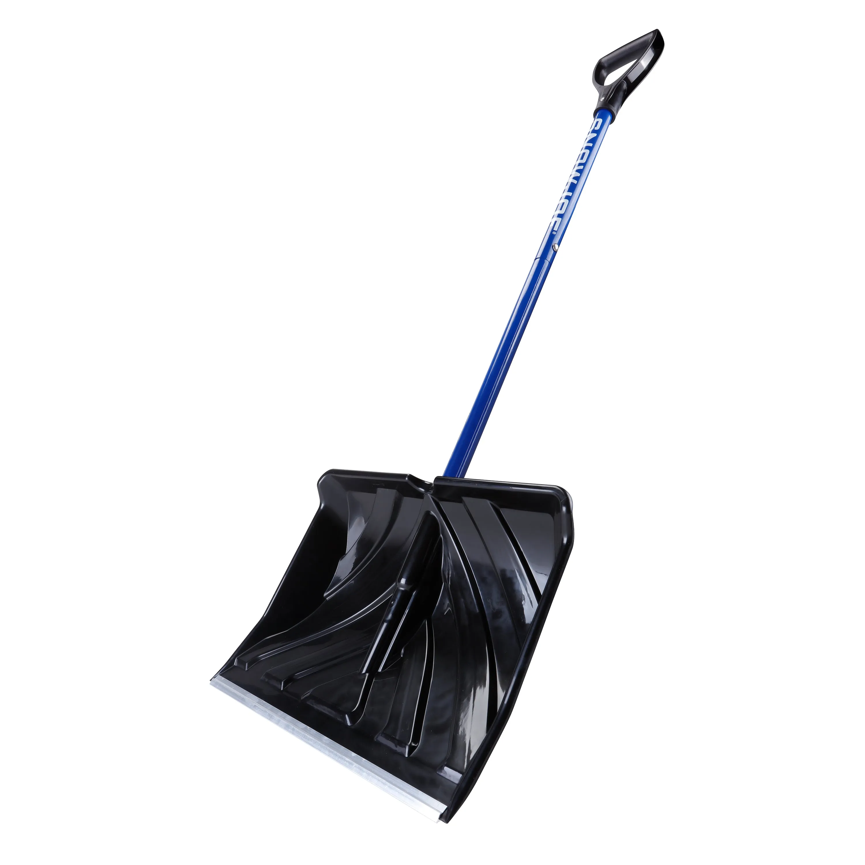 Snow Joe SNJ18M Combination Snow Shovel Pusher | Aluminum Wear Strip | 18-In (Retail Ready)