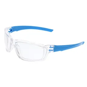 SR310AF MCR Safety Swagger SR3 Series Safety Glasses, Clear Lens, Clear Frame