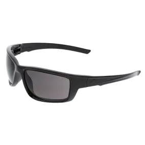 SR322AF MCR Safety Swagger SR3 Series Safety Glasses, Gray Lens, Black Frame