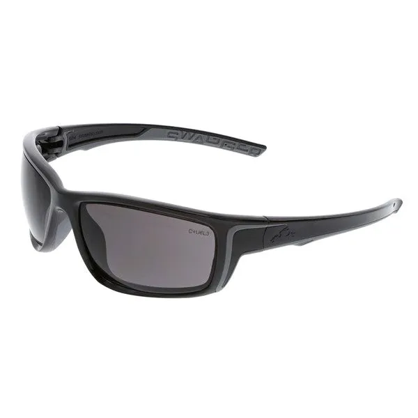 SR422PF MCR Safety Swagger SR4 Series Safety Glasses, Gray Lens, Black Frame