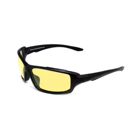 SS2 Yellow Lens Z87  Sunglasses - Black