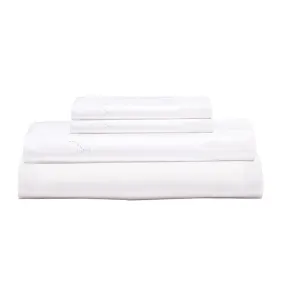 Stitched White Sheet Sets by John Robshaw