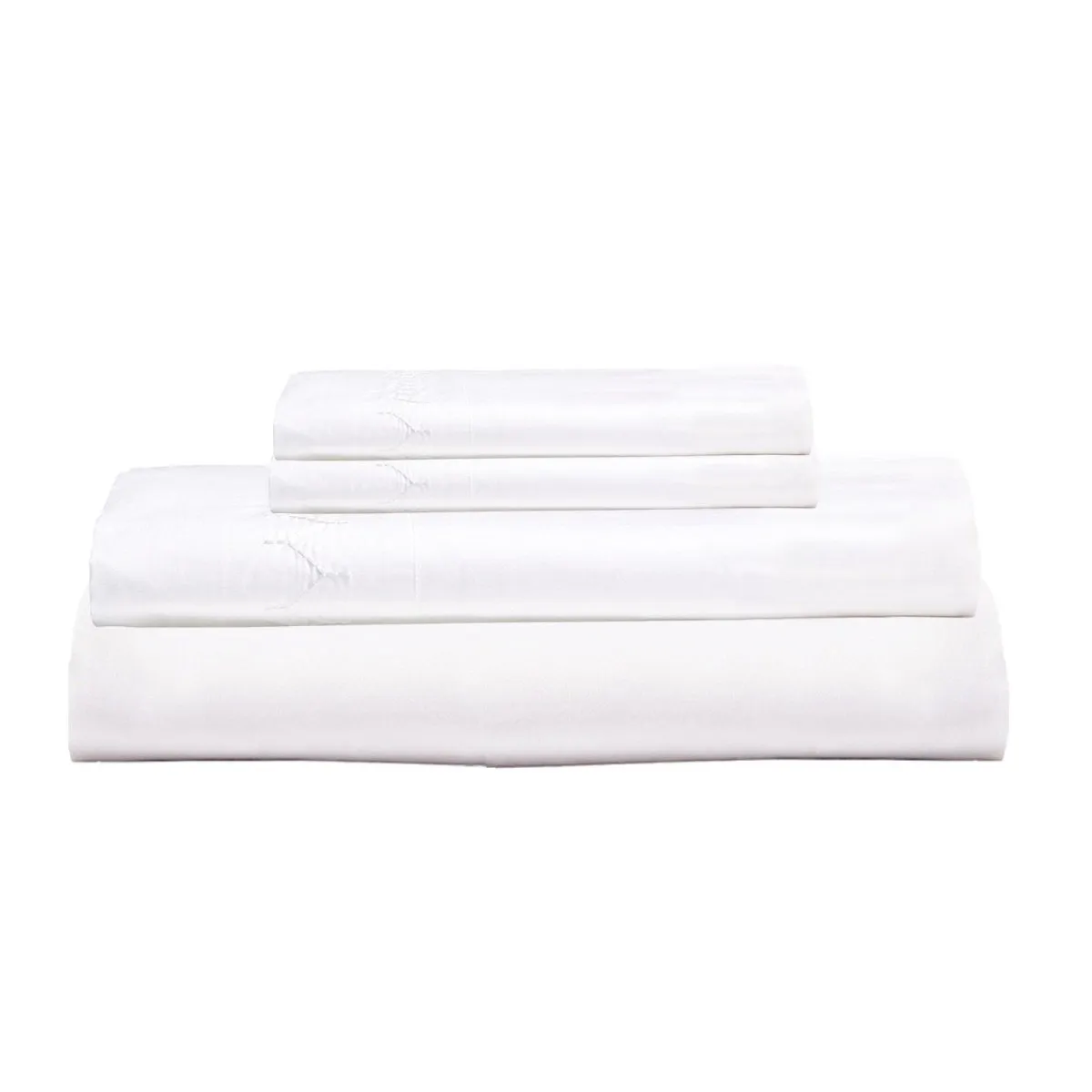 Stitched White Sheet Sets by John Robshaw