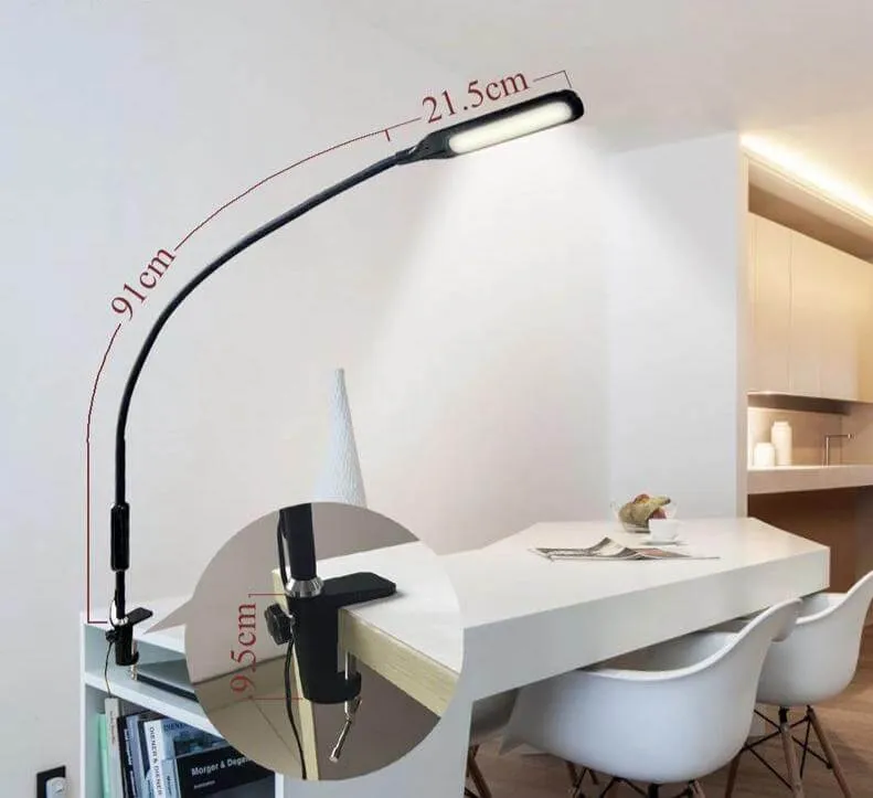 Table Clip Led Desk Lamp with Remote Control