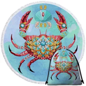 The Royal Crab Towel   Backpack