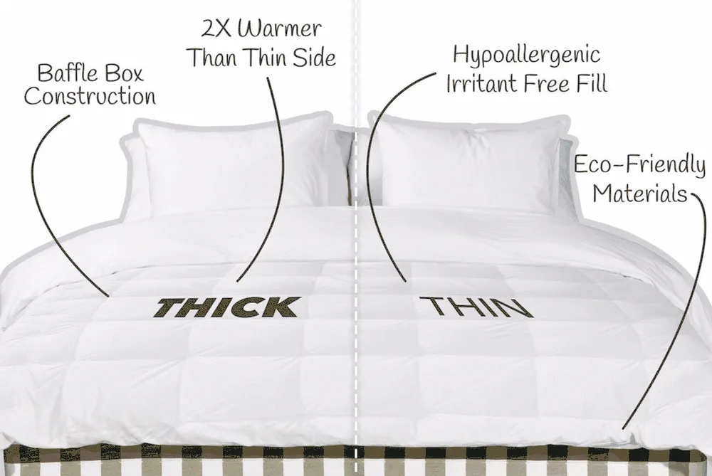 The Twovet Comforter | Couples Comforter "The Duvet for Two"