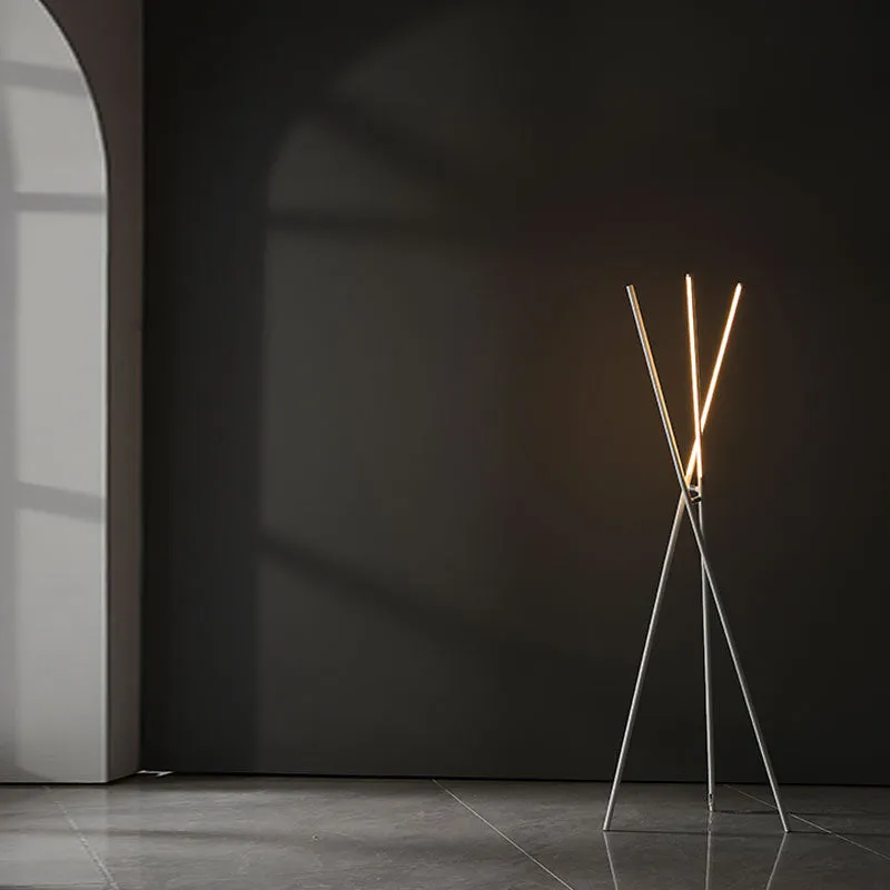 Three-pronged Vertical Floor Lamp