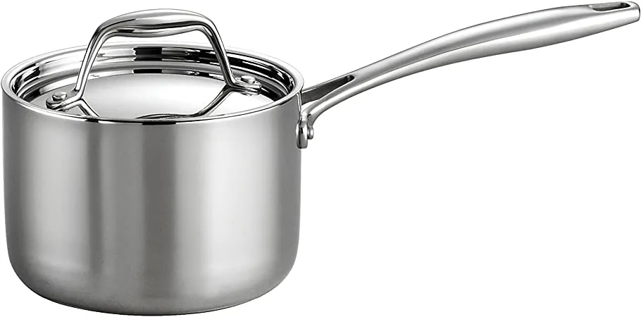 Tri-Ply Stainless Steel Saucepan